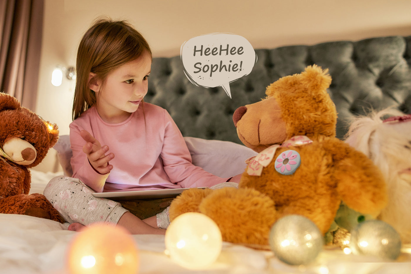 Alecto Baby HeeHee - Chat button, makes your cuddly toy an interactive friend