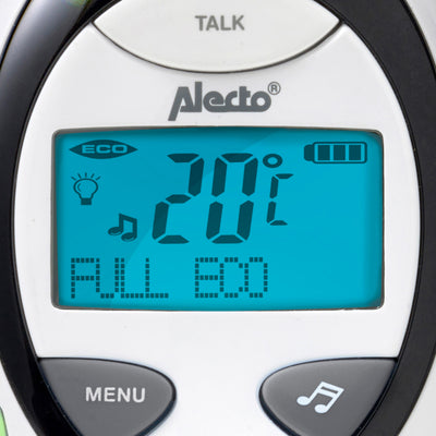 Alecto DBX-88 LIMITED - Full Eco DECT baby monitor with display, white/anthracite