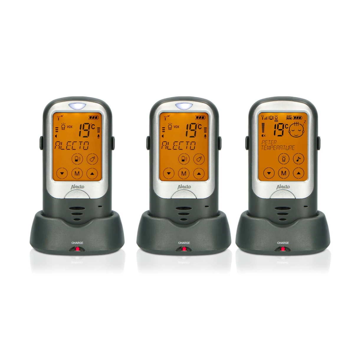 Alecto DBX68GS Babyfoon bundel met extra babyunit DBX68GSBU