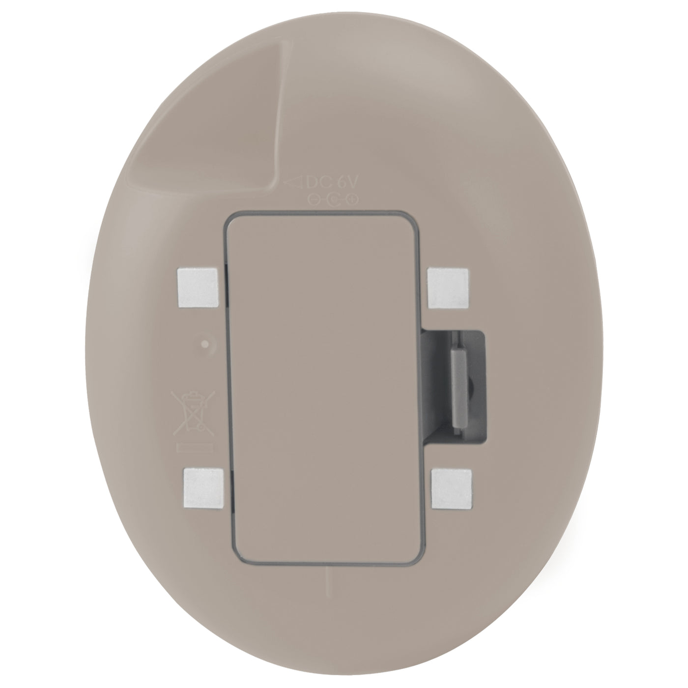 Alecto DBX110BE - Babyfoon Full Eco DECT, wit/taupe