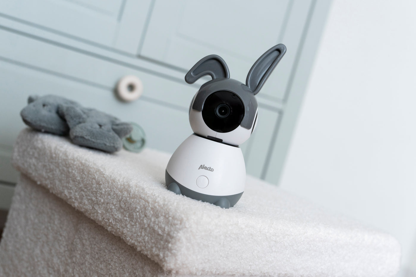 Alecto SMARTBABY10 - Wi-fi baby monitor with camera - White/Grey