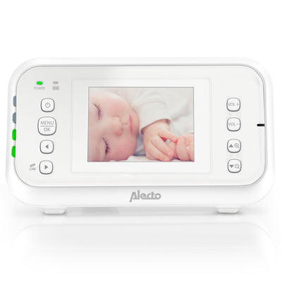 Alecto DVM-73 - Babyfoon met camera en 2.4" kleurenscherm, wit/antraciet