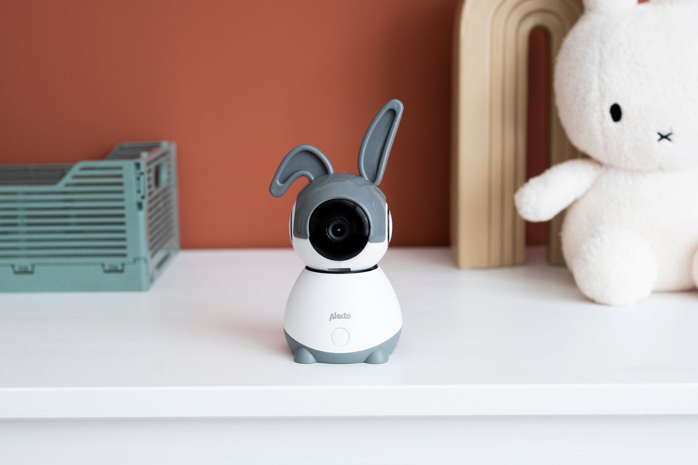 Alecto SMARTBABY10 - Wifi babyfoon met camera - Wit/Grijs