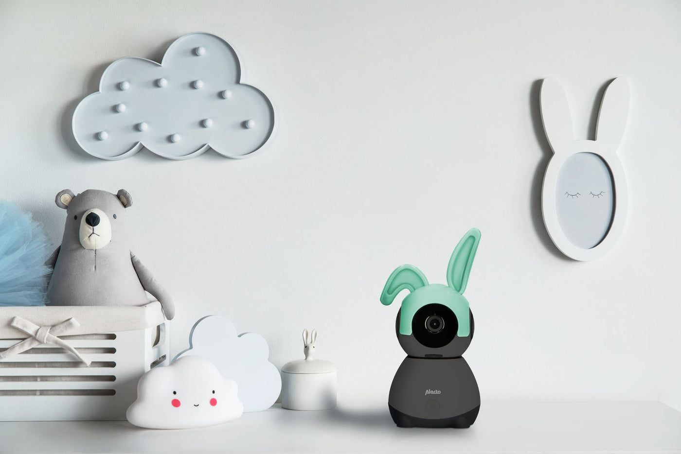 Alecto SMARTBABY10BK - Babyphone Wi-Fi avec caméra - Noir