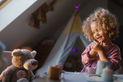 Alecto Baby HeeHee + knuffelbeer - Babbel button: maak van je knuffel een interactief vriendje