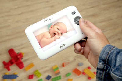Alecto DVM-140 - Babyphone avec caméra et écran couleur 4.3", blanc