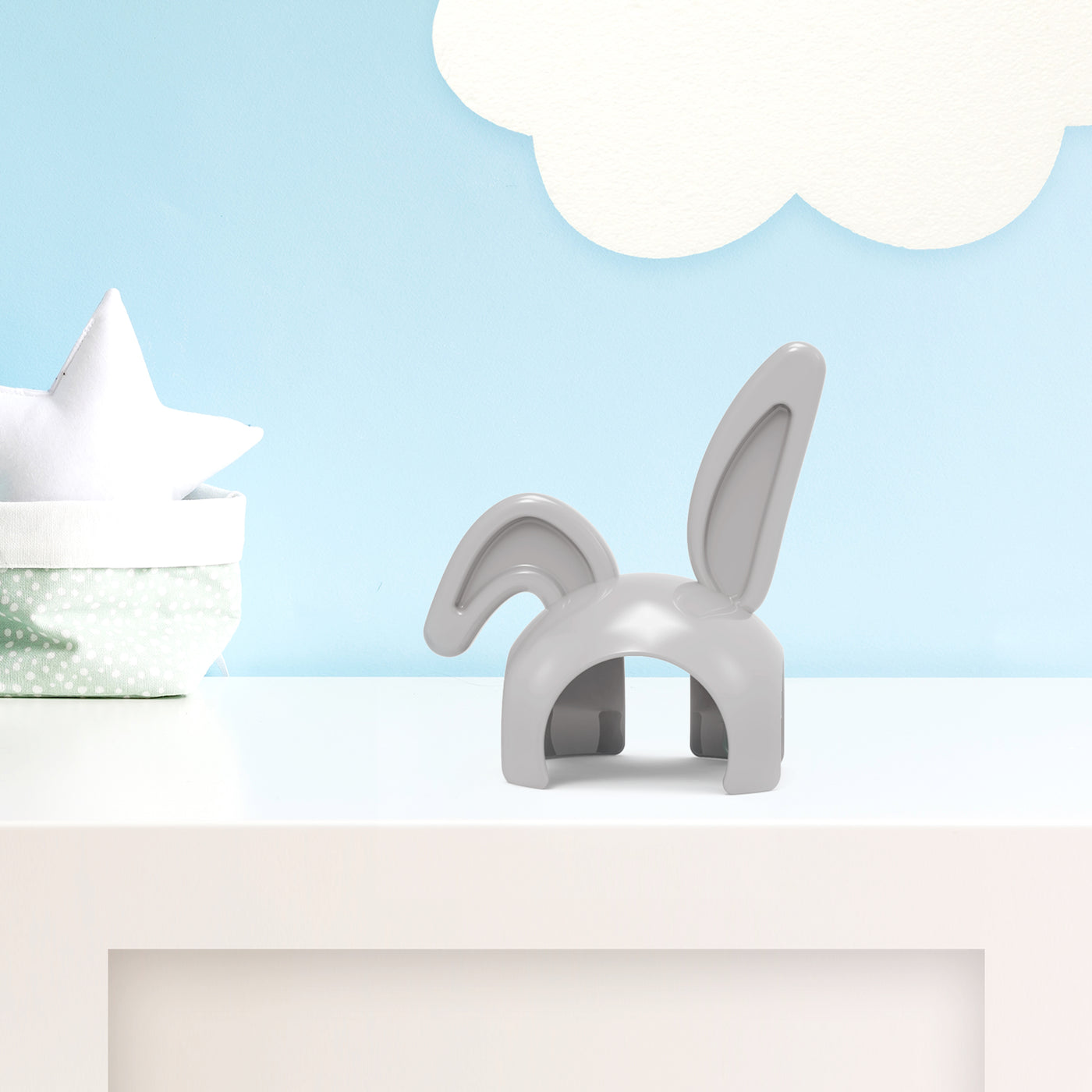 Alecto SMARTBABY10 - Babyphone Wi-Fi avec caméra - Blanc/Gris