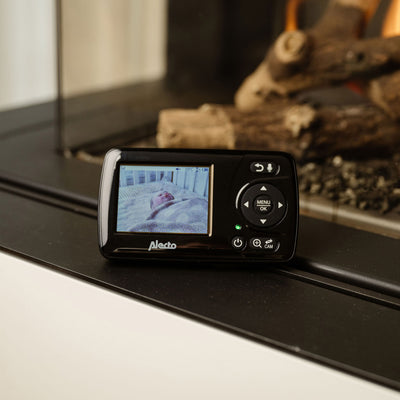 Alecto DVM71BK - Babyfoon met camera en 2.4" kleurenscherm, zwart