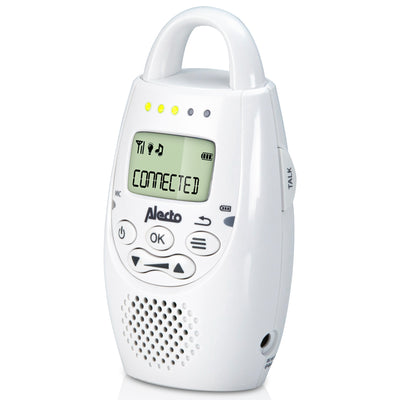 Alecto DBX-84 - DECT baby monitor owl, white/mint