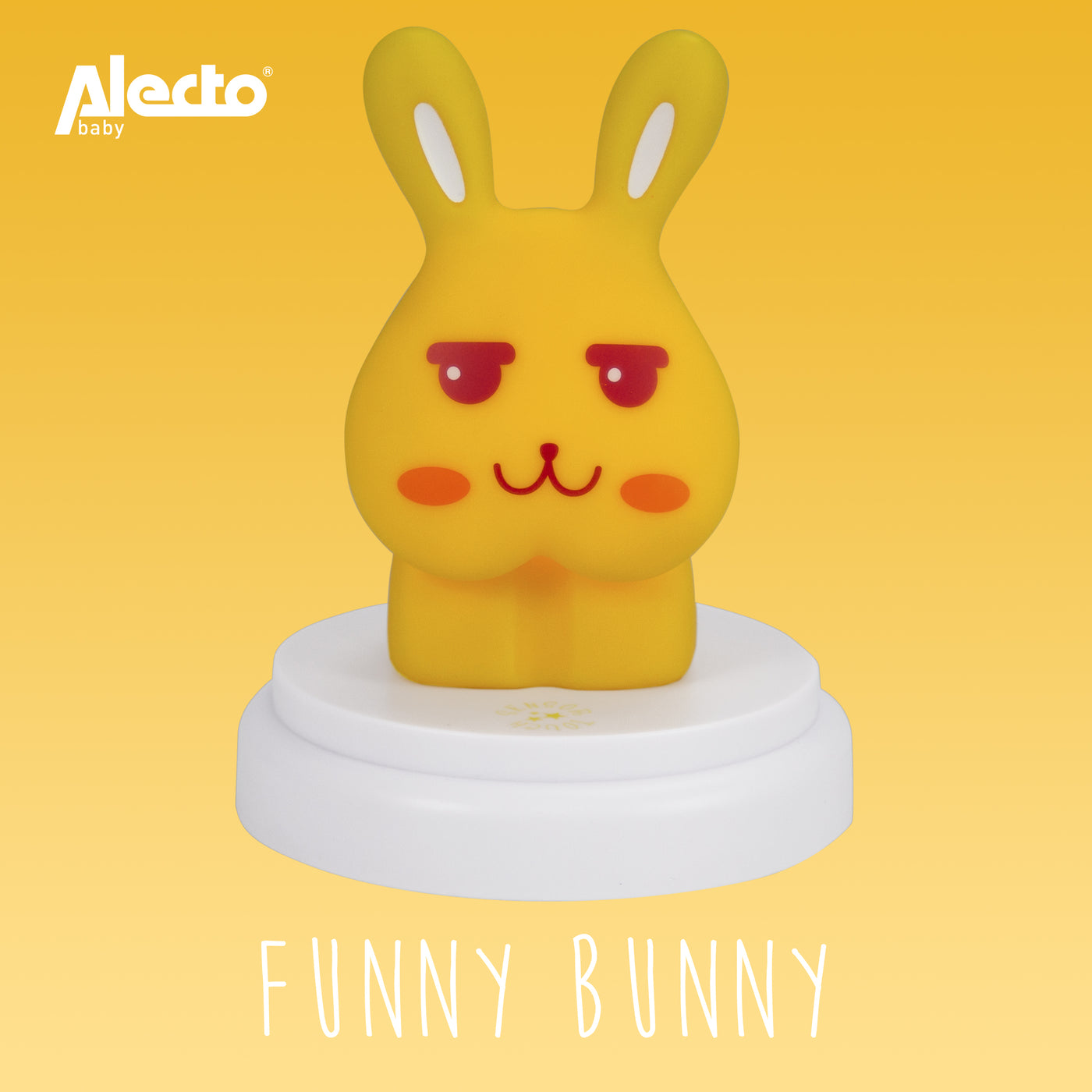 Alecto FUNNY BUNNY - LED nachtlampje, konijn, geel