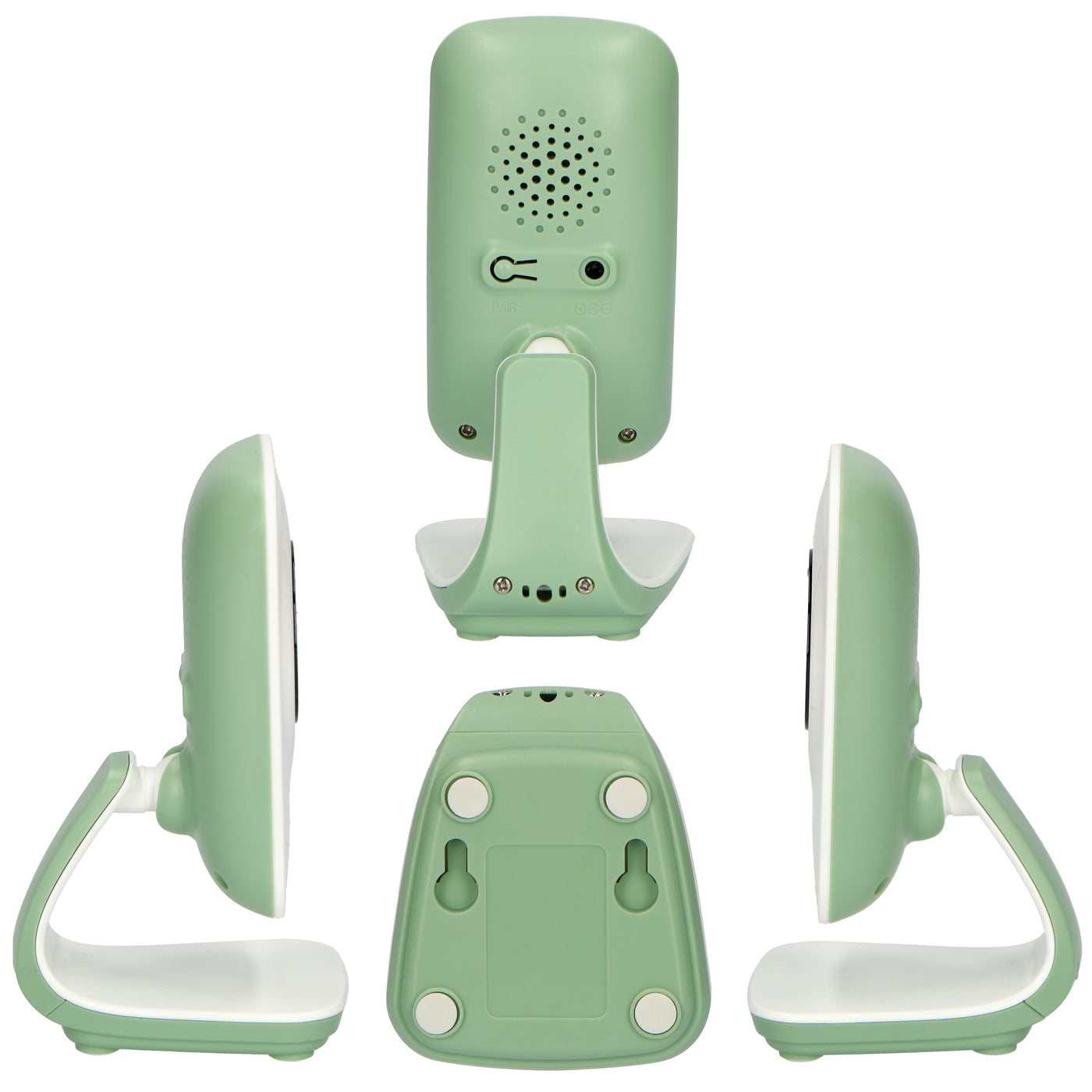 Alecto DVM135 - Babyphone avec caméra et écran couleur 3.5", blanc