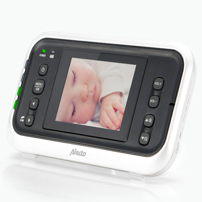 Alecto DVM-75 - Video baby monitor with 2.4" colour display, white/anthracite
