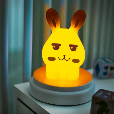 Alecto FUNNY BUNNY - LED nachtlampje, konijn, geel