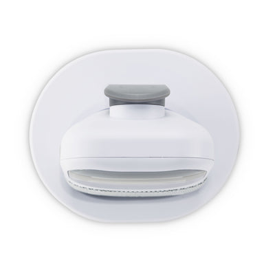 Alecto DBX140 - Moderne Full Eco audio babyfoon met heldere DECT-geluidskwaliteit, lange stand-by tijd en nachtlampje - Wit/Grijs