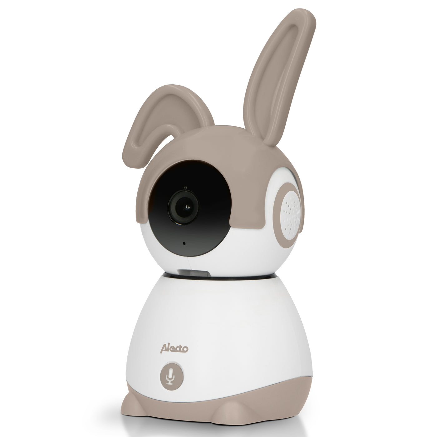Alecto SMARTBABY10BE - Babyphone Wi-Fi avec caméra, blanc/taupe