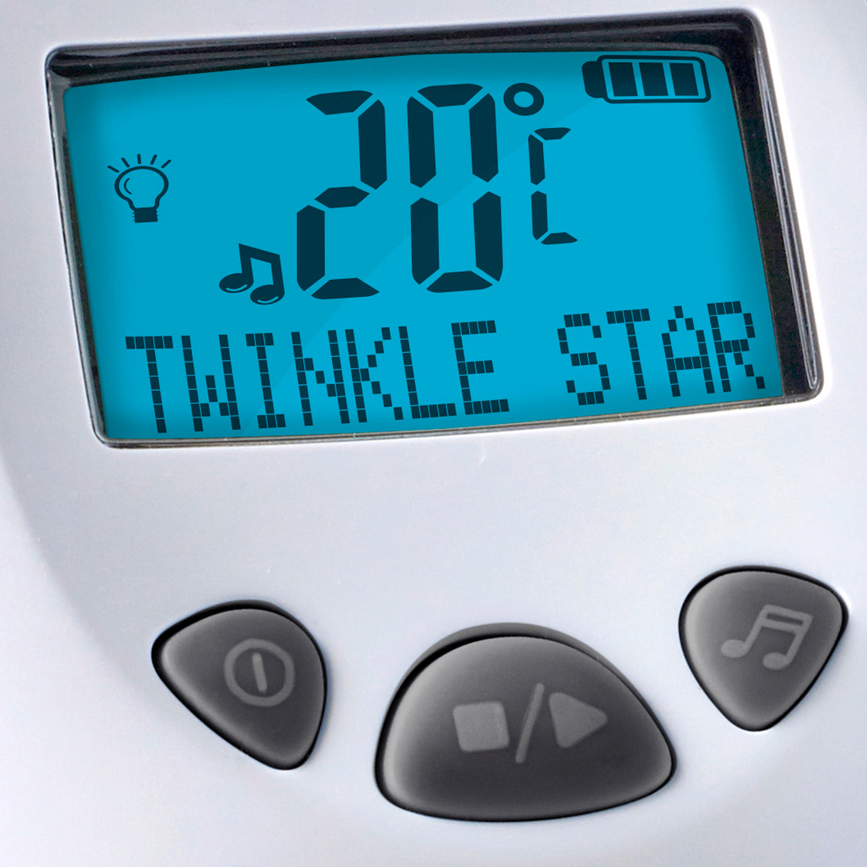 DB-188 LUX - Full Eco DECT babyfoon met display - wit/antraciet