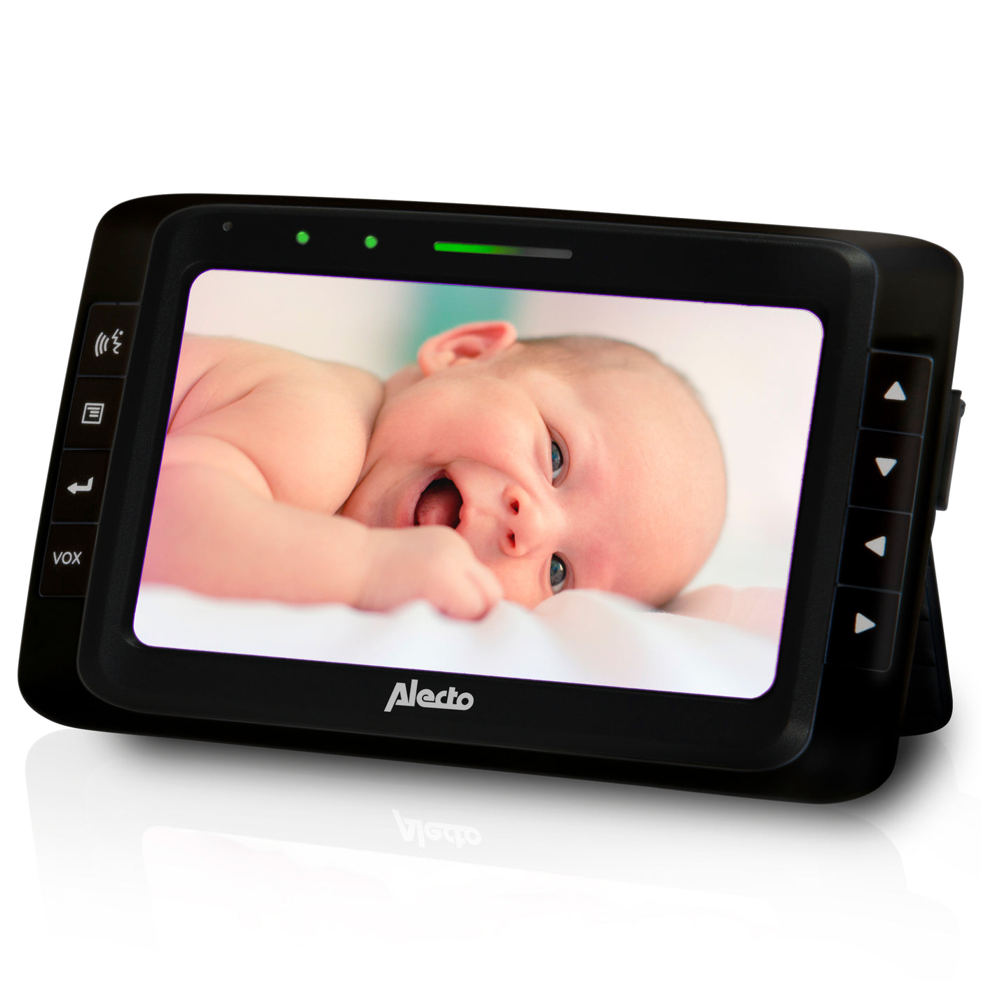 Alecto DVM-250ZT - Video baby monitor with 5" colour display, black
