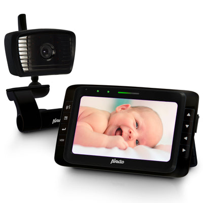 Alecto DVM-250ZT - Video baby monitor with 5" colour display, black