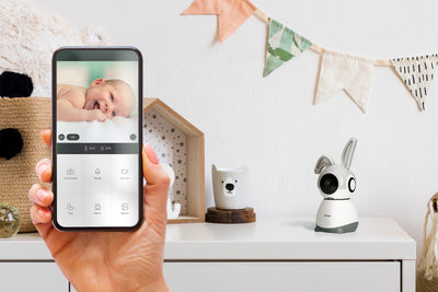 Alecto SMARTBABY10 - Wifi babyfoon met camera - Wit/Grijs