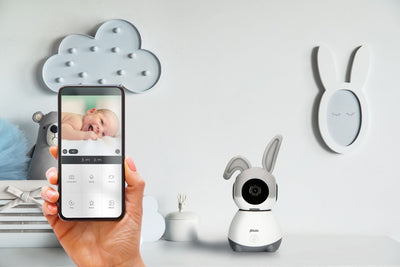 Alecto SMARTBABY10 - Wifi babyfoon met camera - Wit/Grijs
