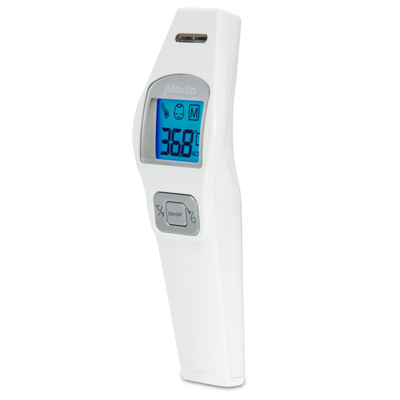 Alecto BC-37 - Voorhoofdthermometer, infrarood, wit