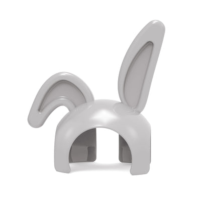 Alecto DIVM-EARS - Couverture a la forme d'oreilles de lapin pour DIVM-850, gris/vert