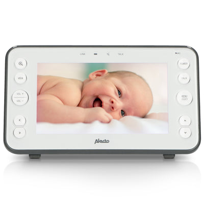 Alecto DVM-150 - Babyfoon met camera en 5" kleurenscherm, wit