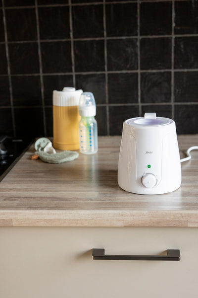 Alecto BW-70 - Flessenwarmer geschikt voor ieder flesje en potje - Snel en gemakkelijk in gebruik - Wit