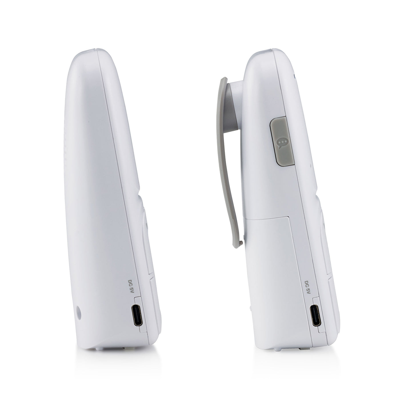 Alecto DBX130 - Babyphone audio Full Eco moderne avec qualité sonore DECT cristalline et longue autonomie en veille - Blanc