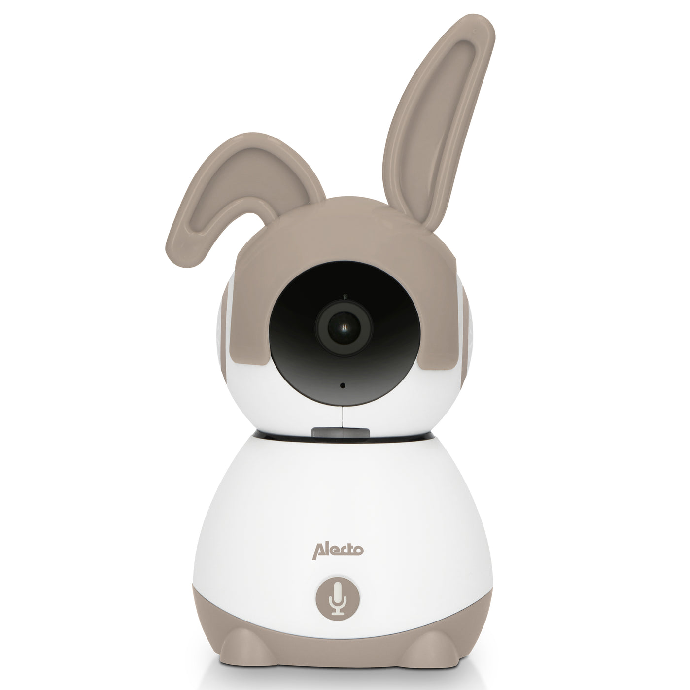 Alecto SMARTBABY10BE - Wifi babyfoon met camera, wit/taupe