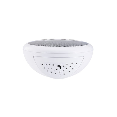 Alecto DBX150 – Luxe Full Eco DECT audio babyfoon met projector, slaapliedjes en nachtlampje – Wit/Grijs