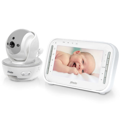 Alecto DVM200MGS - Video baby monitor with 4.3" colour display, white/grey