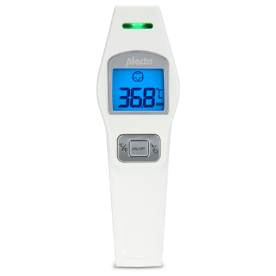 Alecto BC-37 - Voorhoofdthermometer, infrarood, wit