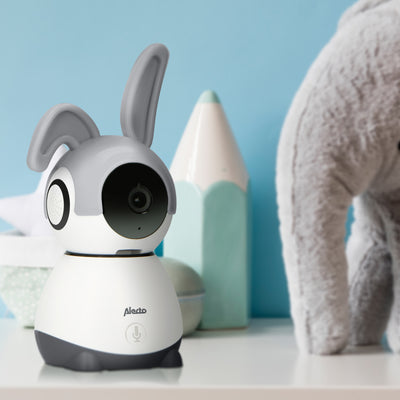Alecto SMARTBABY10 - Wifi babyfoon met camera - Wit/Grijs