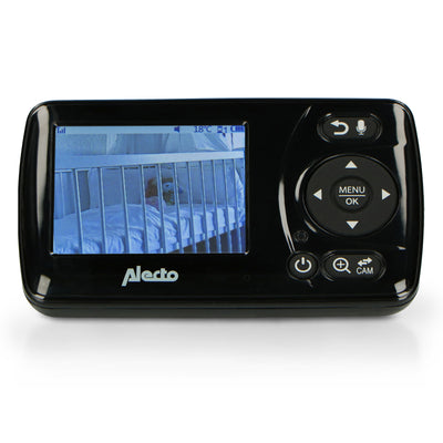 Alecto DVM71BK - Babyfoon met camera en 2.4" kleurenscherm, zwart