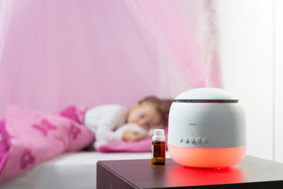 Alecto BC23 - Humidificateur pour chambre de bébé 3 en 1, blanc