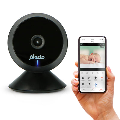 Alecto SMARTBABY5BK - Wi-fi baby monitor with camera - Black