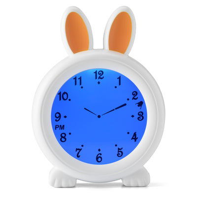 Alecto BC100BUNNY - Sleep trainer, night light and alarm clock, bunny