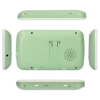 Alecto DVM149GN - Babyphone avec caméra et écran couleur 4.3", blanc/vert