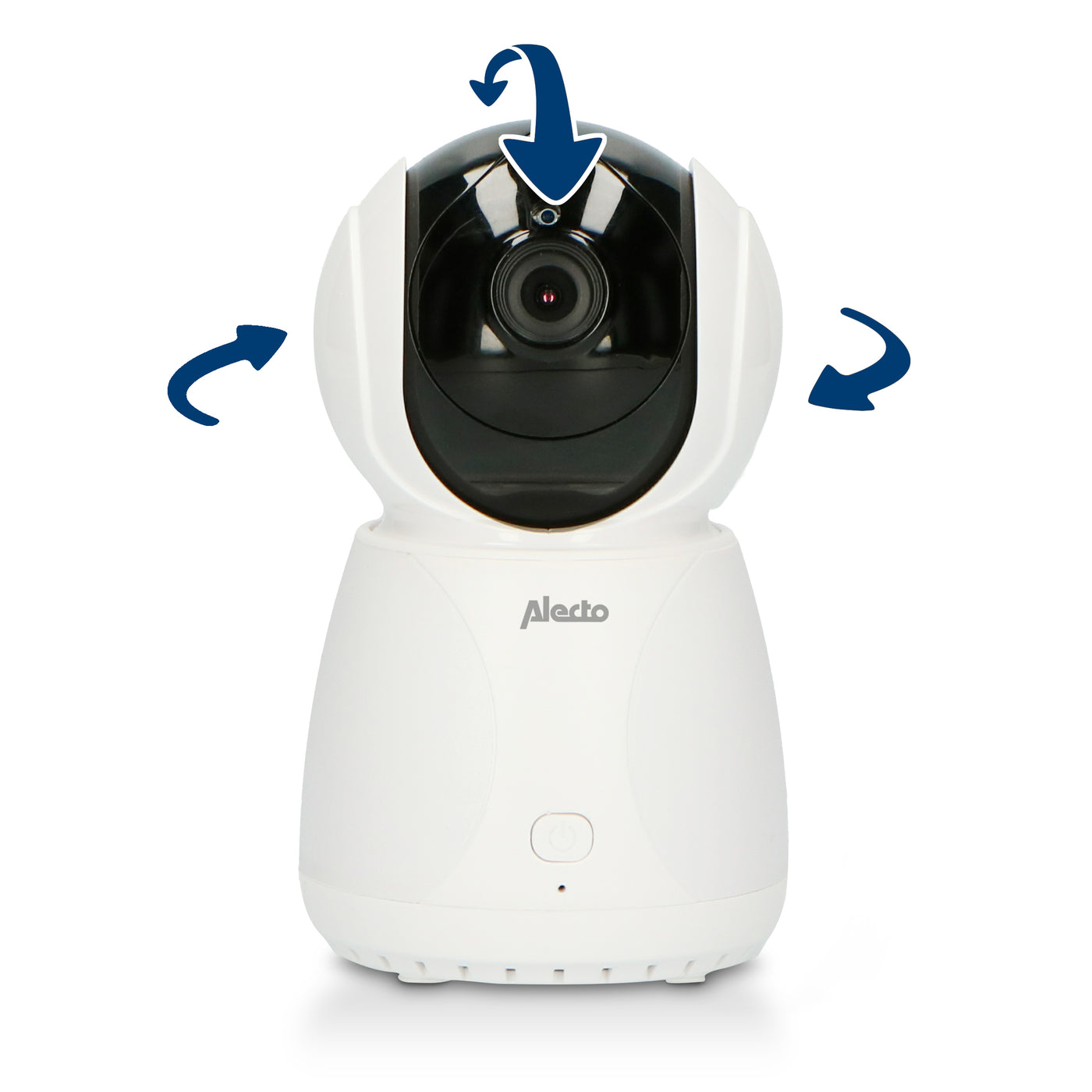Alecto DVM-275 - Babyphone avec caméra et écran couleur 5", blanc