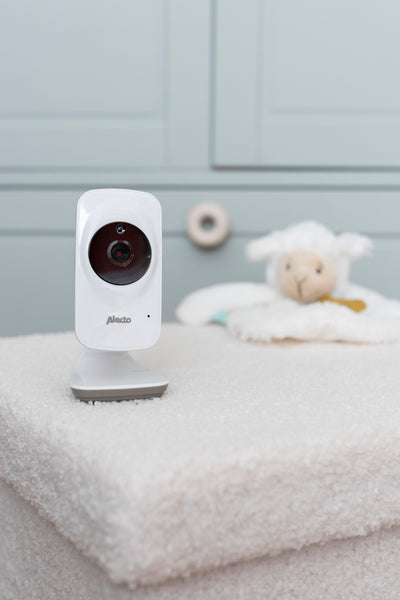 Alecto DVM-71 - Video baby monitor with 2.4" colour display, white/taupe