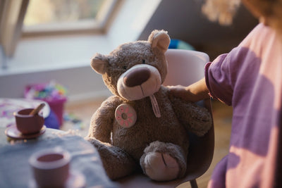 Alecto Baby HeeHee + knuffelbeer - Babbel button: maak van je knuffel een interactief vriendje