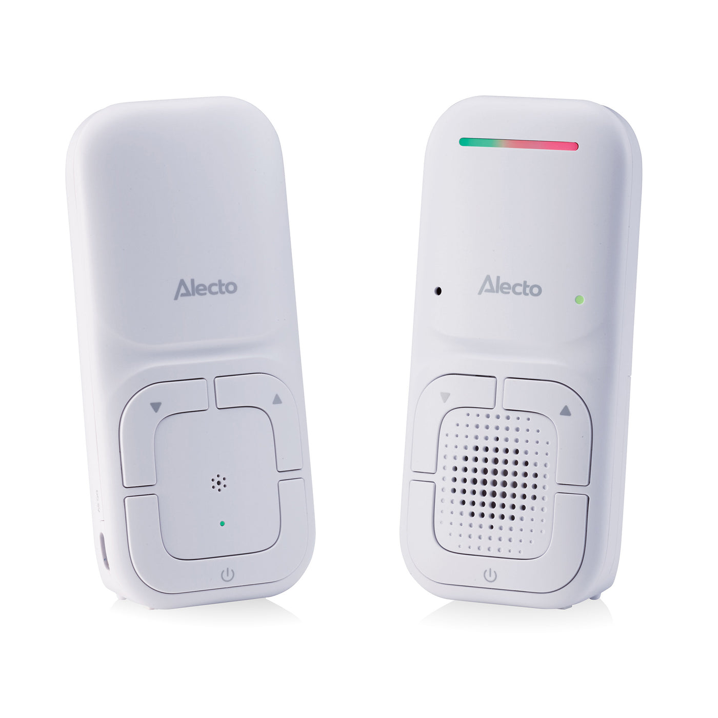 Alecto DBX130 - Babyphone audio Full Eco moderne avec qualité sonore DECT cristalline et longue autonomie en veille - Blanc