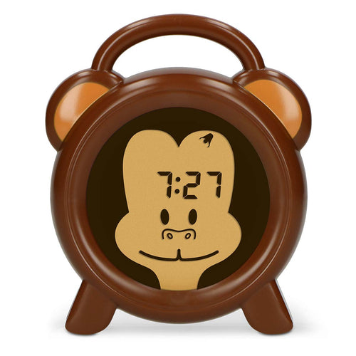 Alecto BC-100 MONKEY - Sleep trainer, night light and alarm clock, monkey