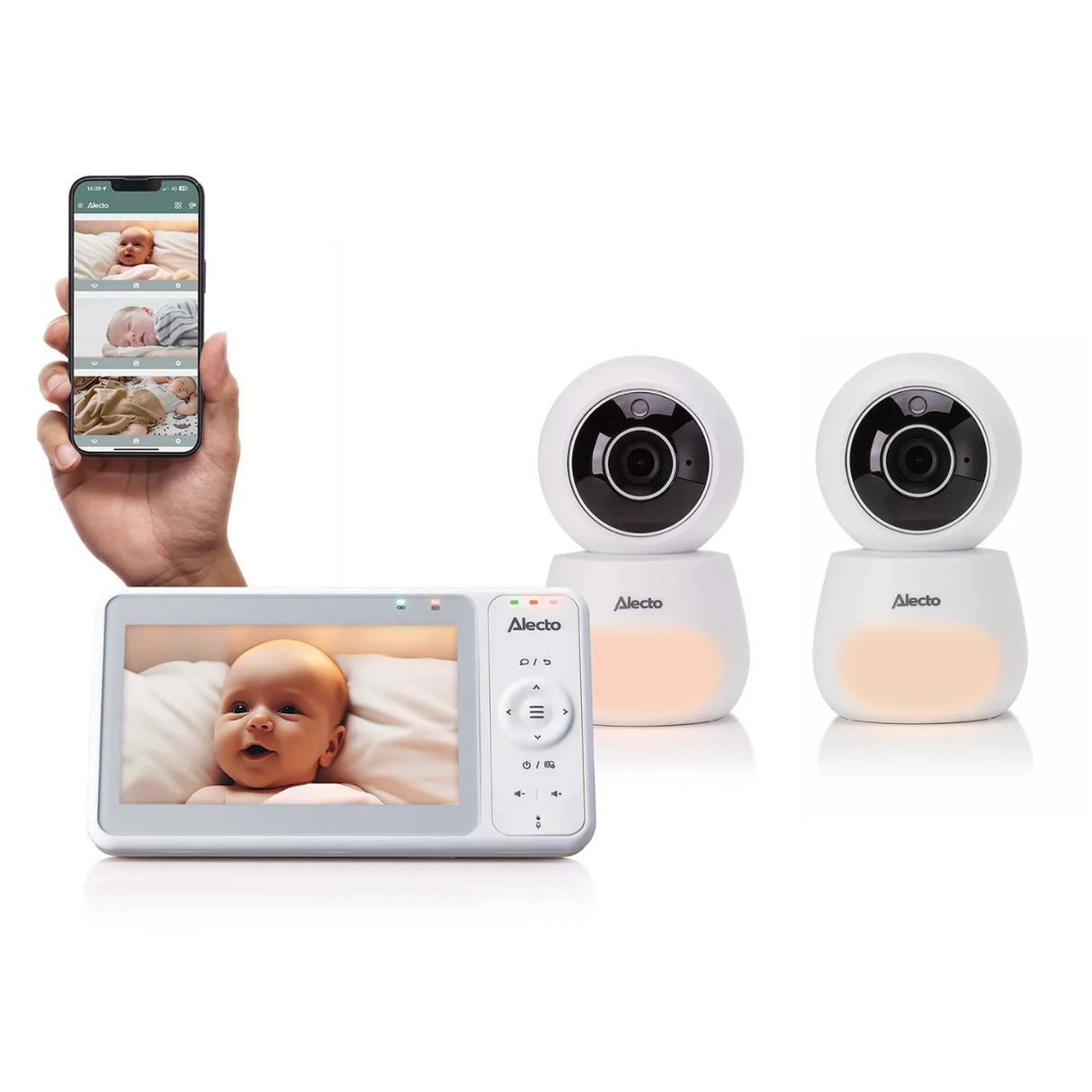 Alecto DVM2060 Bundel met extra camera DVM2060C