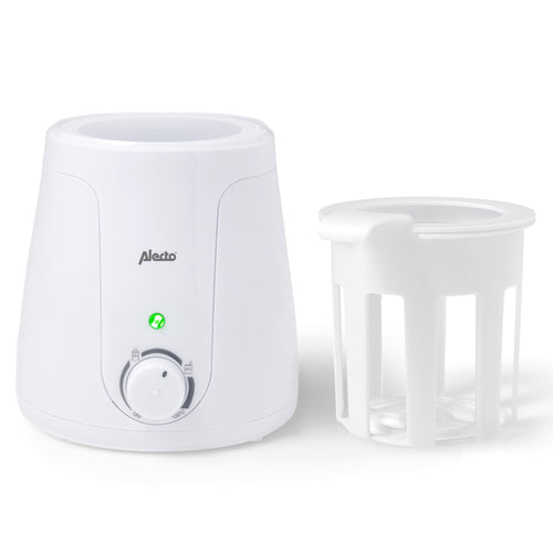 Alecto BW-70 - Flessenwarmer geschikt voor ieder flesje en potje - Snel en gemakkelijk in gebruik - Wit