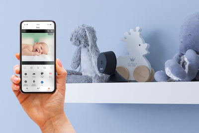 Alecto SMARTBABY5 - Babyphone Wi-Fi avec caméra - Blanc