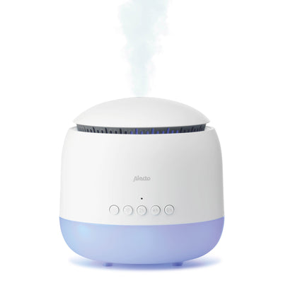 Alecto BC23 - Humidificateur pour chambre de bébé 3 en 1, blanc