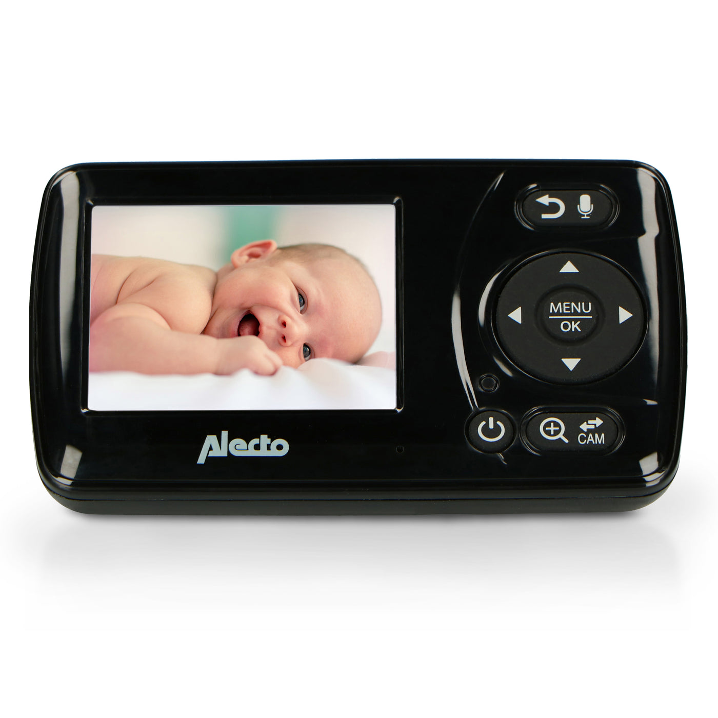 Alecto DVM71BK - Babyfoon met camera en 2.4" kleurenscherm, zwart