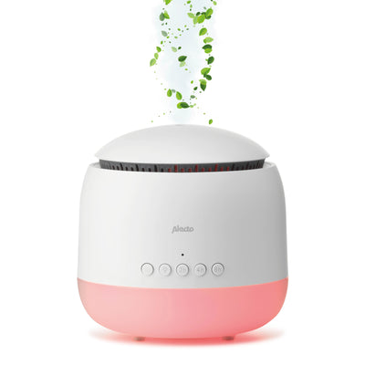 Alecto BC23 - Humidificateur pour chambre de bébé 3 en 1, blanc
